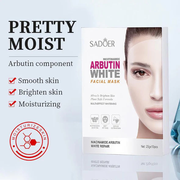 SADOER Nicotinamide Arbutin White Facial Mask - 25g