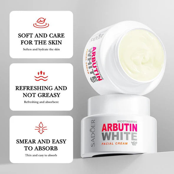 Sadoer Nicotinamide Arbutin White Facial Cream - 50g