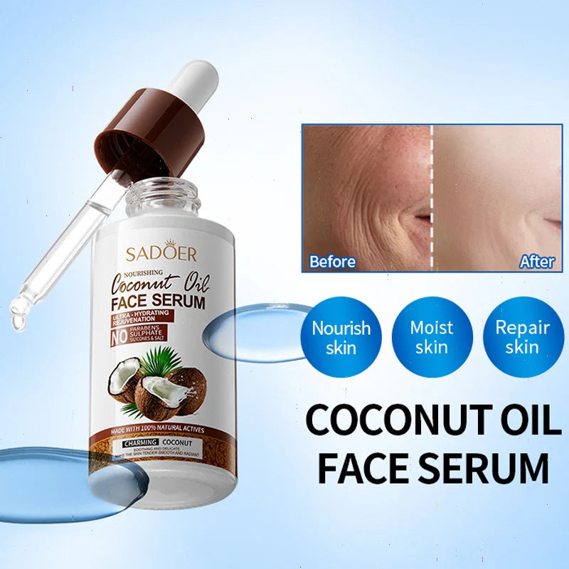 SADOER Nourishing Coconut Oil Face Serum - 40ml