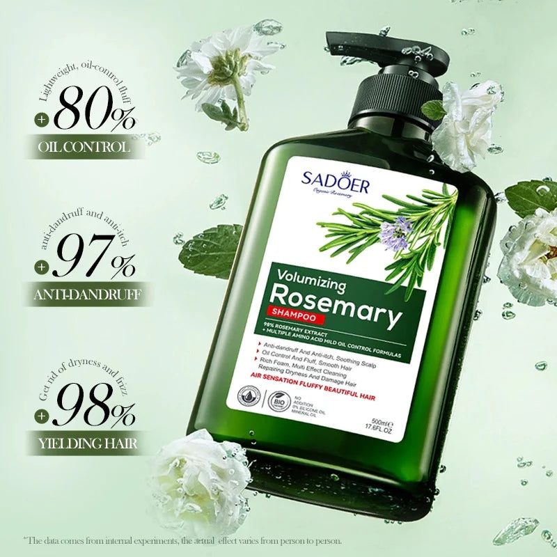 SADOER Rosemary Volumizing Anti-Dandruff Anti-Itch Shampoo  - 500ml