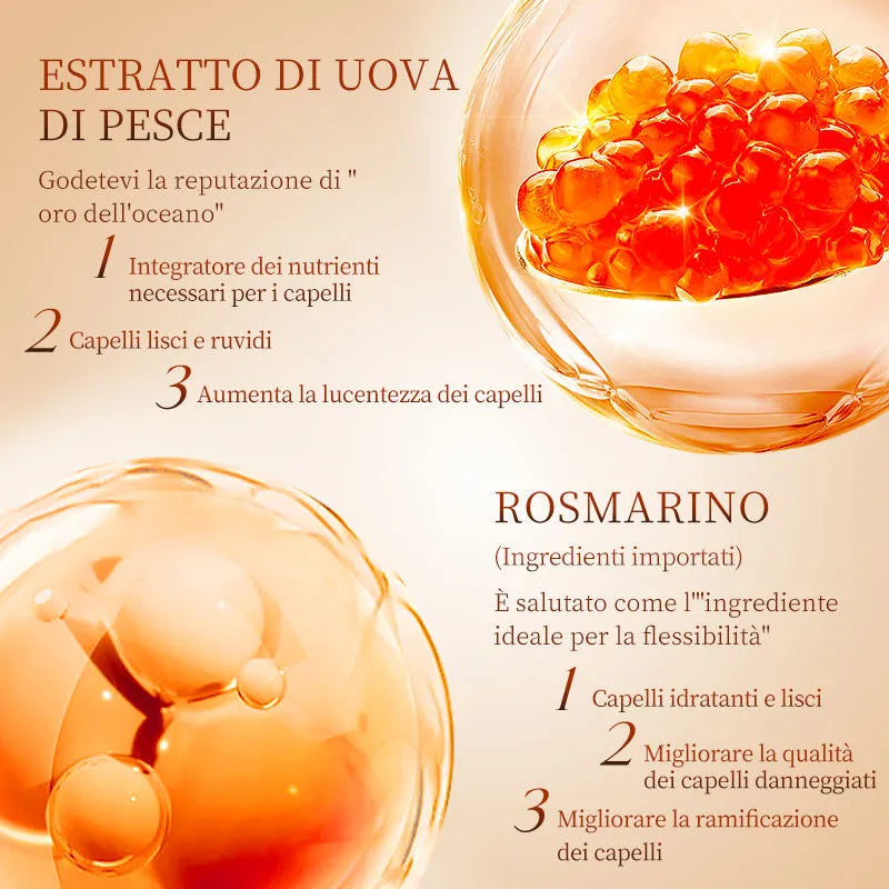 SADOER Caviar Luxury Hair Mask Shiny Smooth Repair Hair - 500g