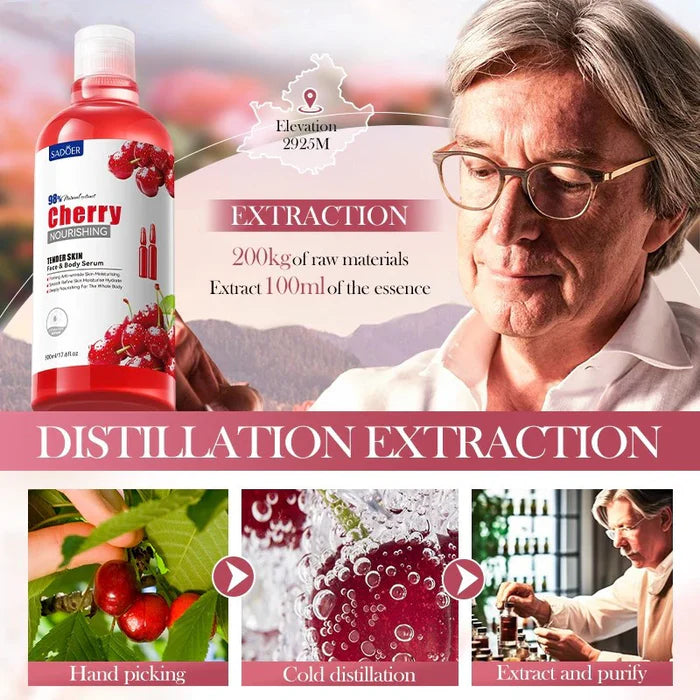 SADOER Cherry Smooth Skin Face & Body Serum - 500ml