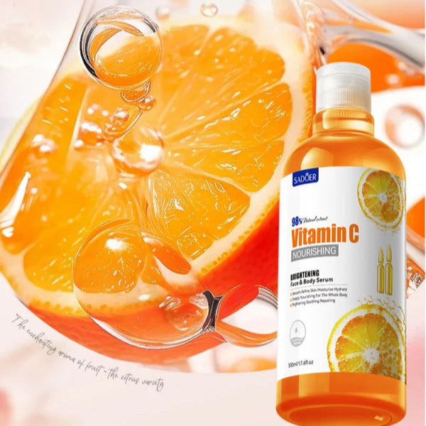 SADOER Vitamin C Smooth Skin Face & Body Serum - 500ml