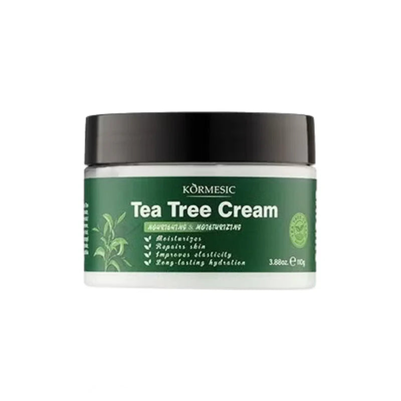 KORMESIC Tea Tree Face Cream - 110g | Hydrating & Oil Control, Lightweight & Nourishing