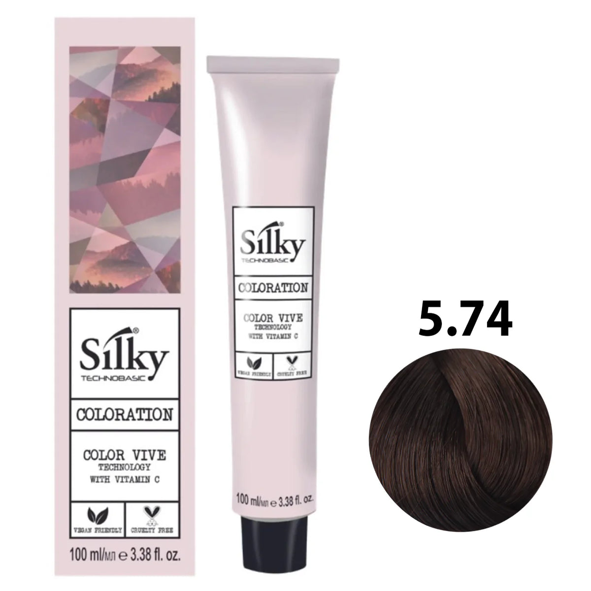Silky 5.74 Hair Color – 100ml