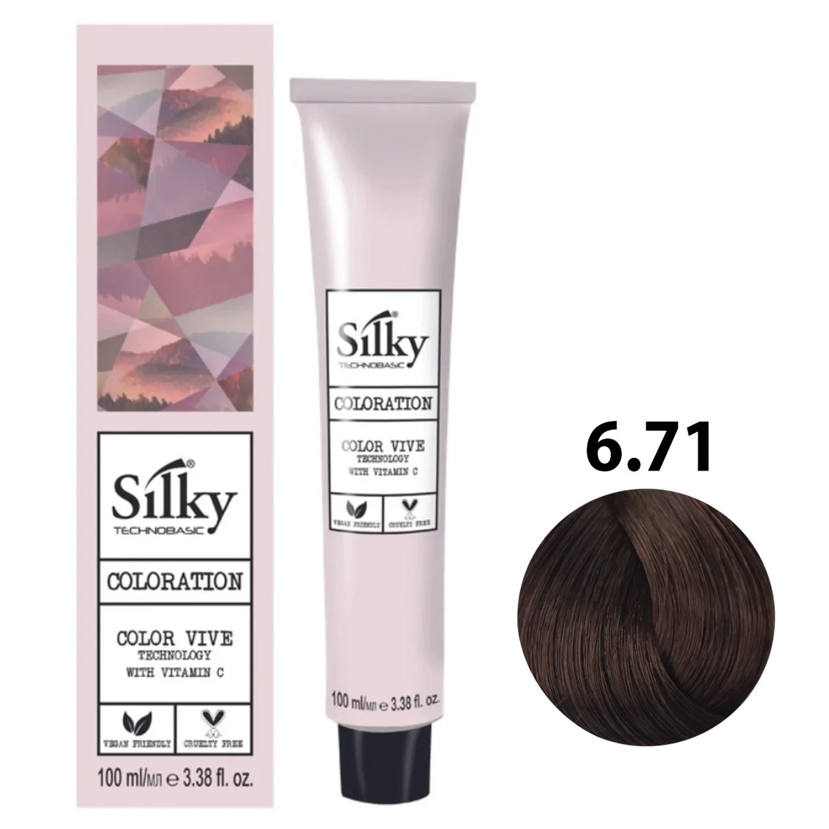 Silky 6.71 Hair Color – 100ml