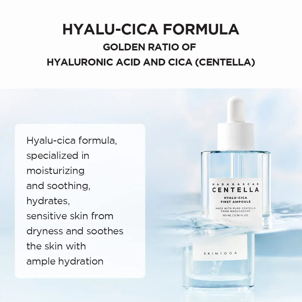SKIN1004 Hyalu-CICA First Ampoule Soothing Hydration Dry Skin - 100ml