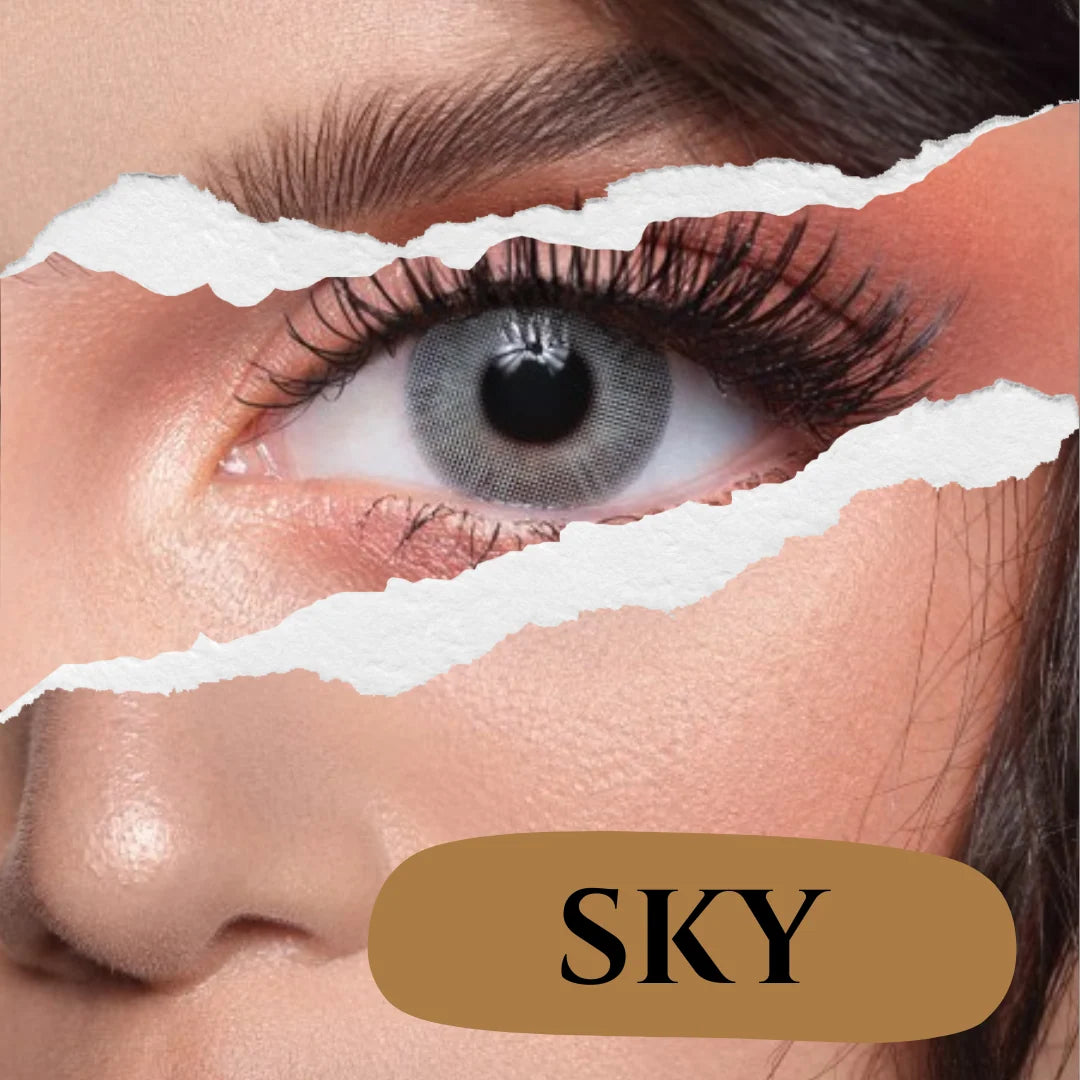 Dahab Gold Collection Sky Contact Lenses