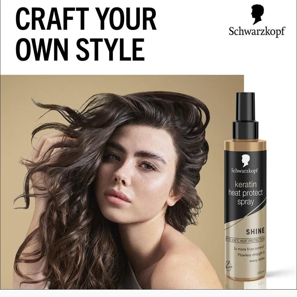 Schwarzkopf Styling Keratin Heat Protection Hair Spray