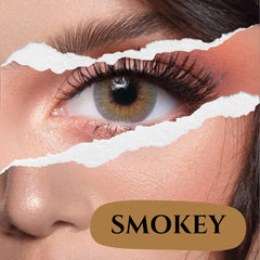 Dahab Gold Collection Smokey Contact Lenses