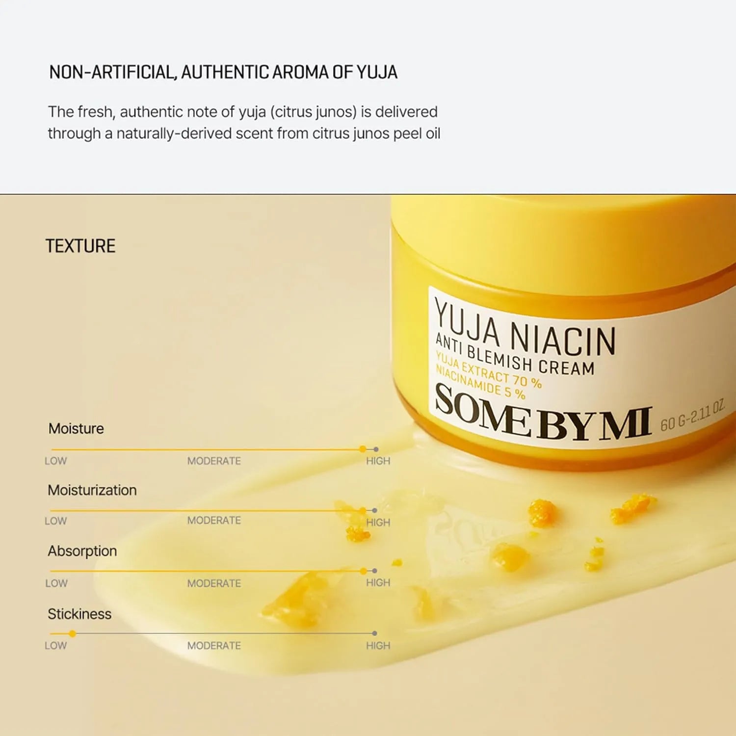 SOME BY MI Yuja Niacin Anti Blemish Cream - 60ml