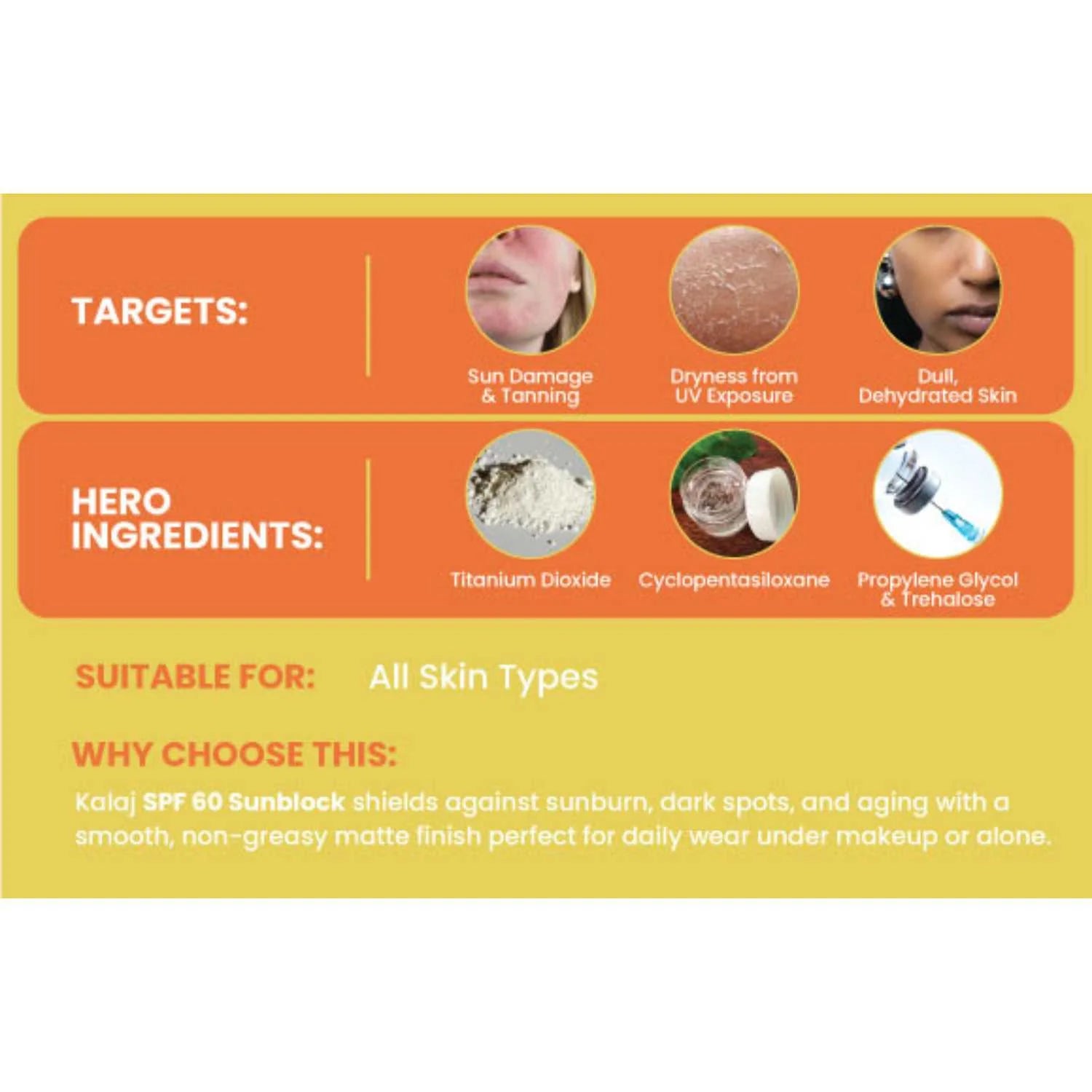 kalaj SPF 60 Sun Block - 100ml