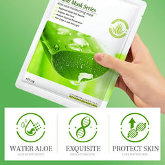 SADOER Aloe Vera Soft Moisturizing Face Sheet Mask - 25g
