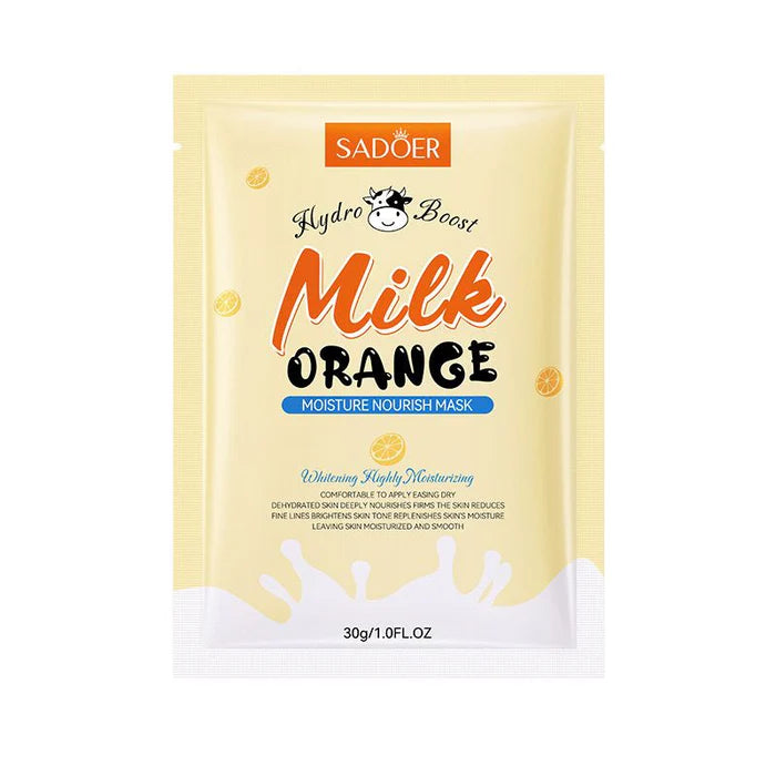 Sadoer Orange Milk Hydrating and Moisturising Sheet Mask