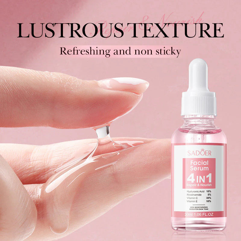 Sadoer 4 in 1 Repair and Nourish Facial Serum - 30ml