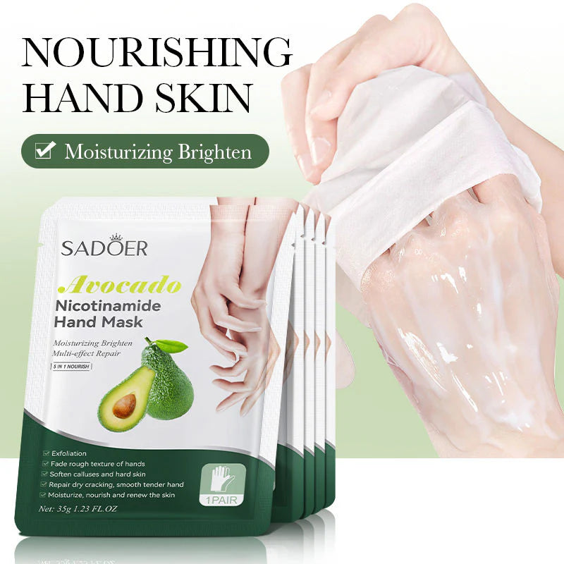 Sadoer Avacado Nicotinamide Whitening Hand mask
