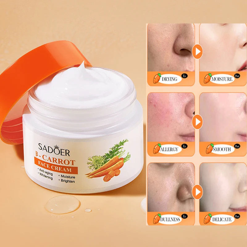 Sadoer Carotene Beta Carrot Anti Aging Face Cream - 50g