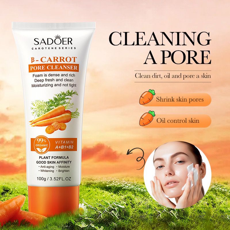 Sadoer Carotene Beta Carrot Pore Cleanser - 100g