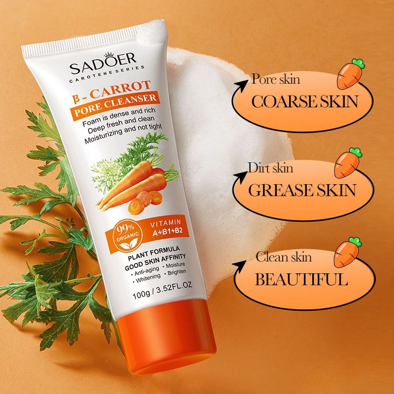 Sadoer Carotene Beta Carrot Pore Cleanser - 100g