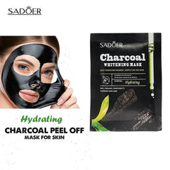 Sadoer Charcoal Whitening Face Mask – Pack of 10