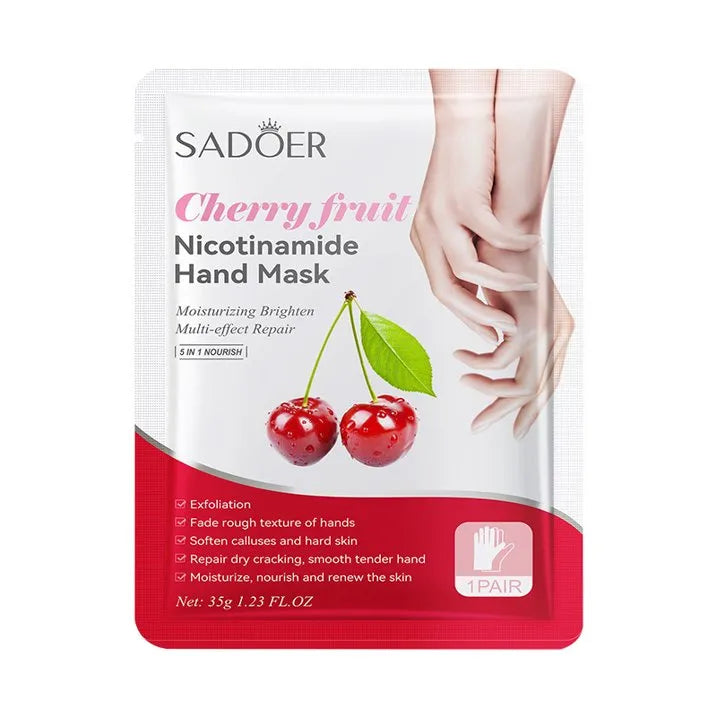 Sadoer Cherry Fruit Nicotinamide Whitening Hand mask