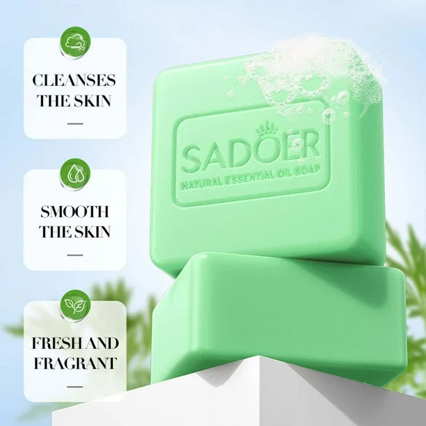 Sadoer Essential Oil Soap Organic Mugwort Conserve Fragrant Soap - 100g
