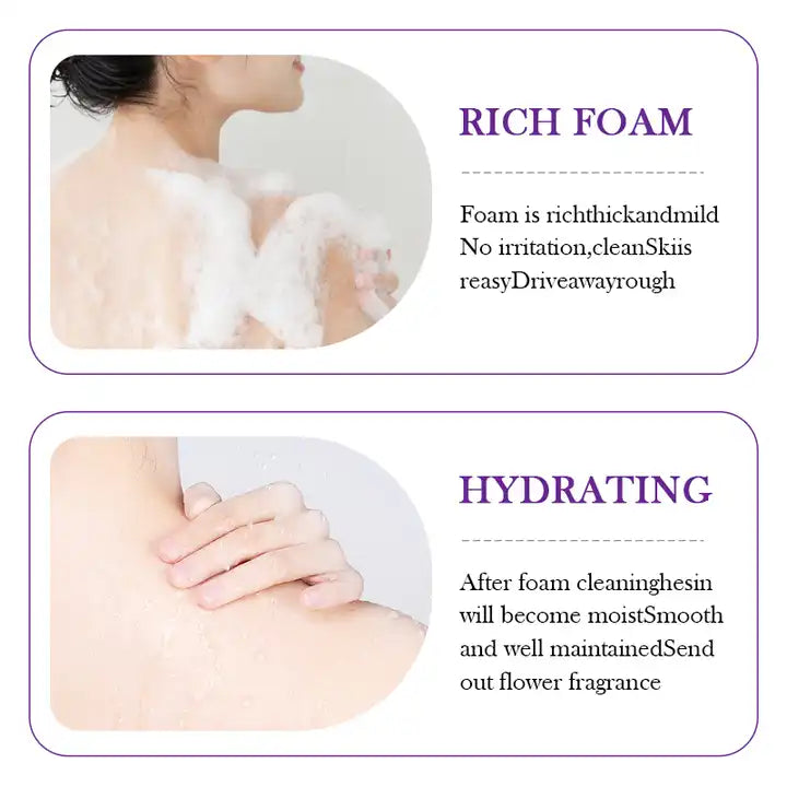 Sadoer Fragrance Luxury Series Lavender Silky Fresh Body Wash - 500ml