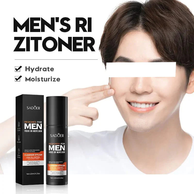 Sadoer Mens Toner Moisturizing Firming Emollient Moisturizing Water For Pores 120Ml