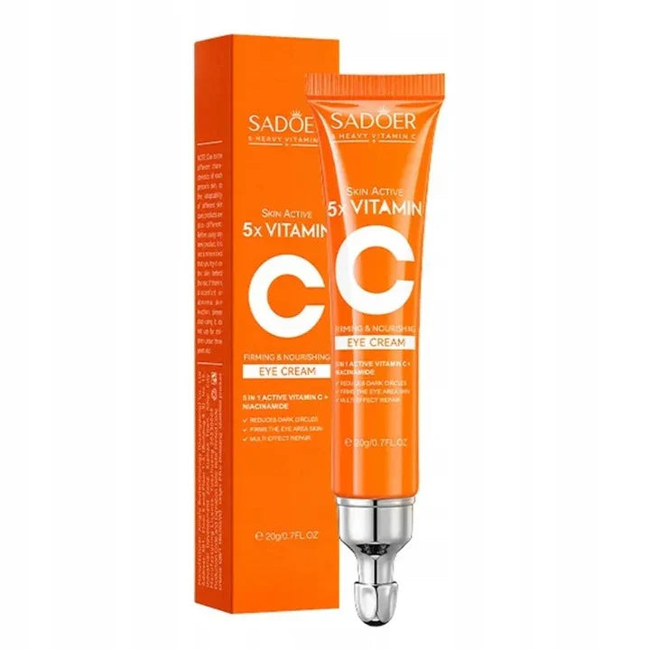 Sadoer Skin Active 5x Vitamin C Firming And Nourishing Eye Cream - 20g