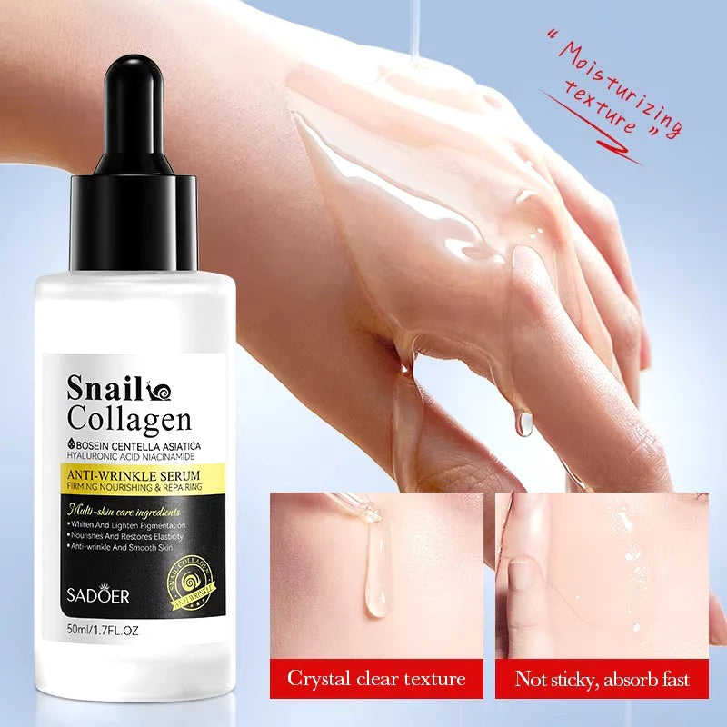 Sadoer Snail Collagen Anti Wrinkle Face Serum - 50ml