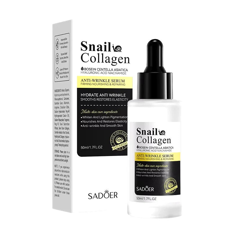 Sadoer Snail Collagen Anti Wrinkle Face Serum - 50ml