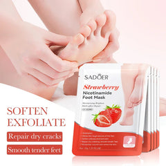 Sadoer Strawberry Nicotinamide Moisturizing Foot Mask 35g