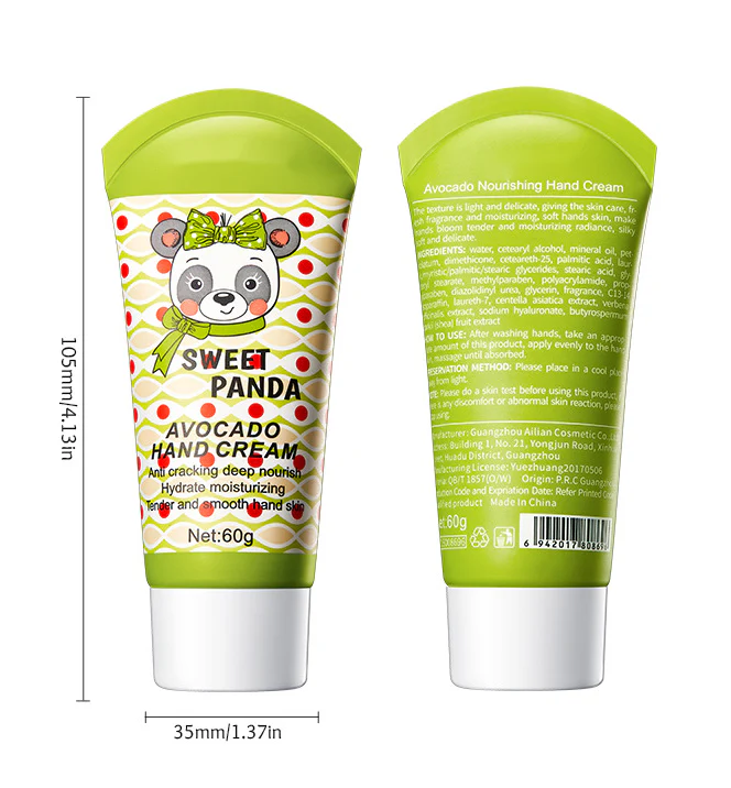 Sadoer Sweet Panda Avocado Hand Cream 60g