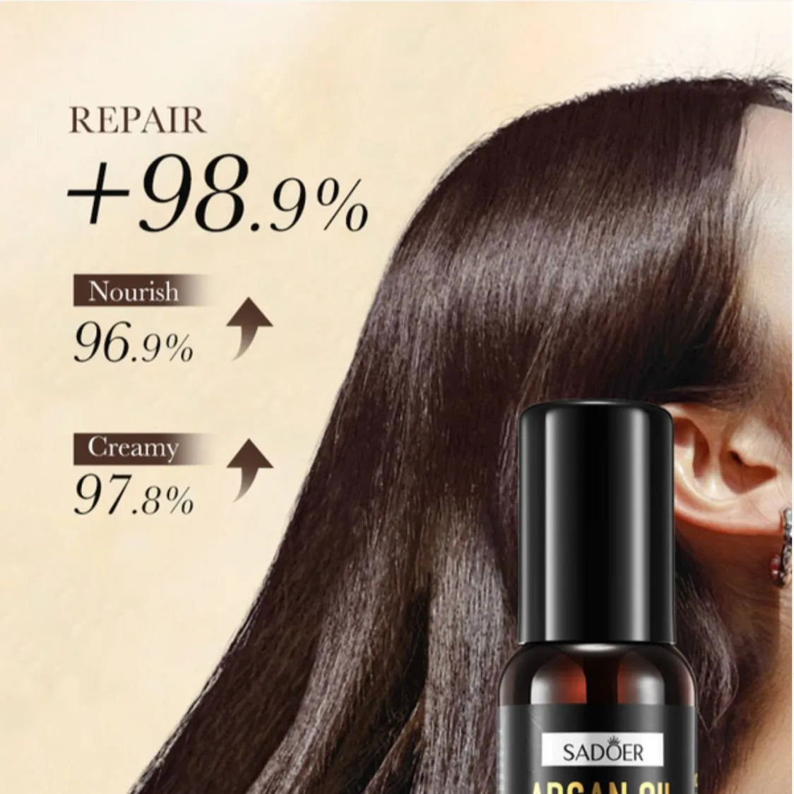 Sadoer Argan Oil nourish Hair Care Oil - 60ml