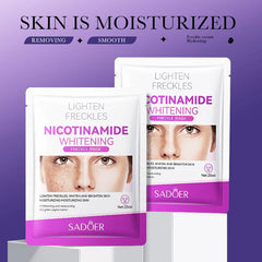 Sadoer Nicotinamide Whitening Freckle Moisturizing Facial Sheet Mask - 25g