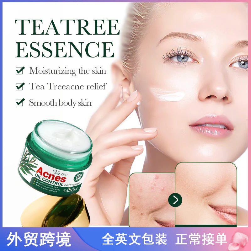 Sadoer Tea Tree Acnes Oil Control Face Cream - 50g