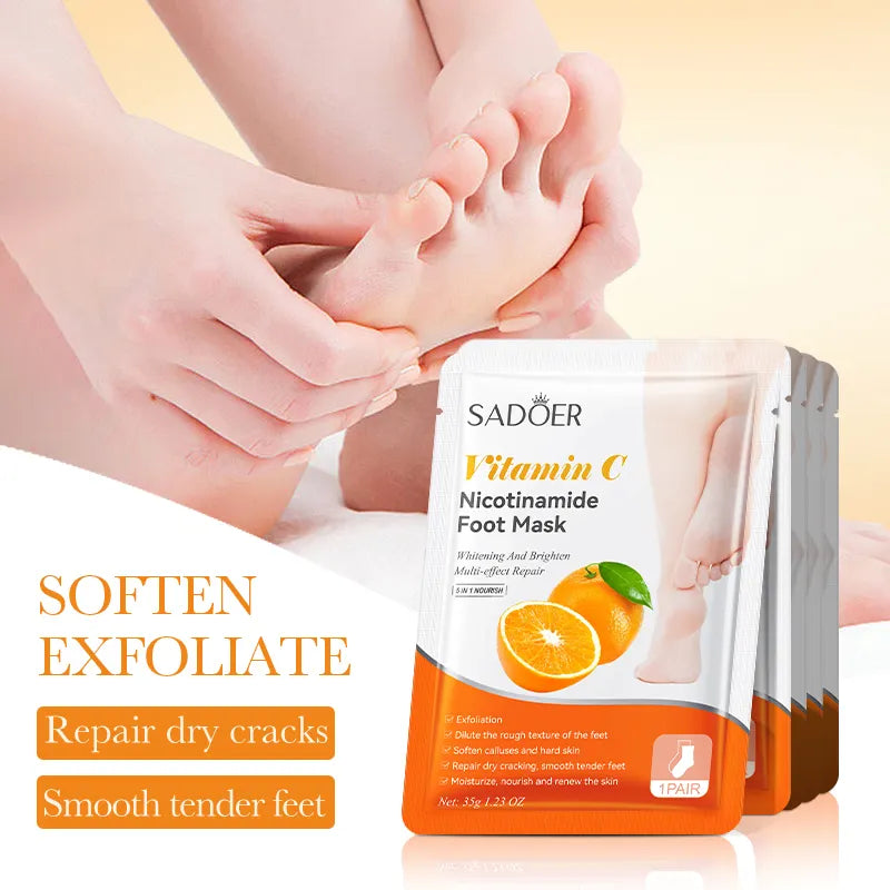 Sadoer Vitamin C Nicotinamide Moisturizing Foot Mask 35g