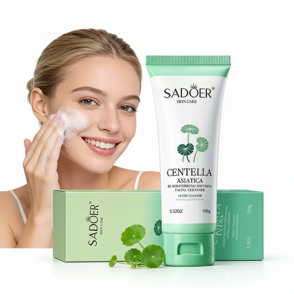 SADOER Centella Asiatica B5 Moisturizing Soothing Facial Cleanser - 100g