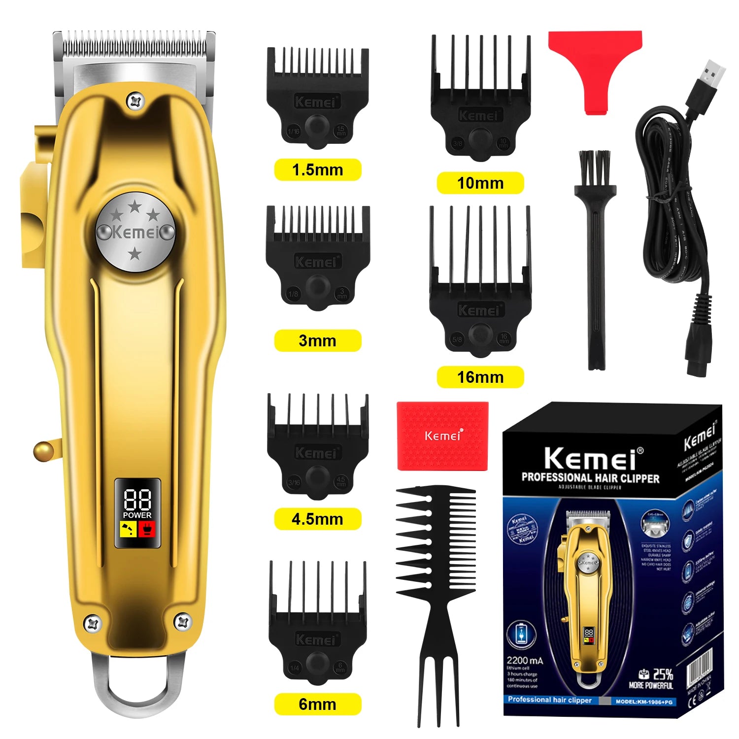 Kemei KM-1986 Professional Hair Clipper
