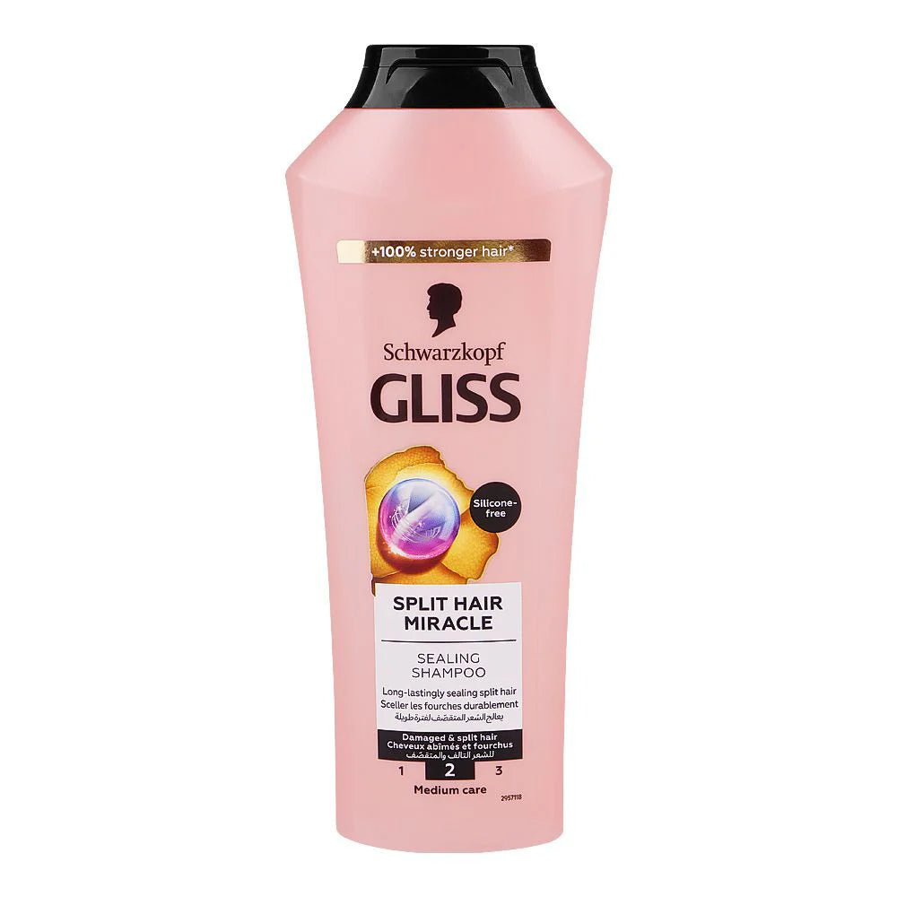 Schwarzkopf Gliss Split Hair Miracle Sealing Shampoo, For Damaged & Split Hair - 400ml