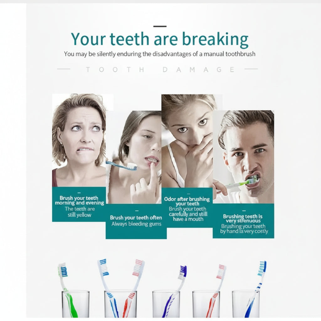 Sonic Electric Toothbrush for Adults IPX7 Waterproof