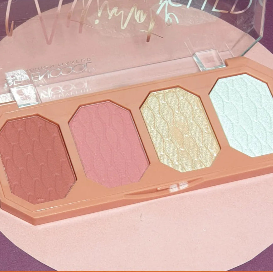 Seven Cool 2 in 1 Blusher + Highlighter palette