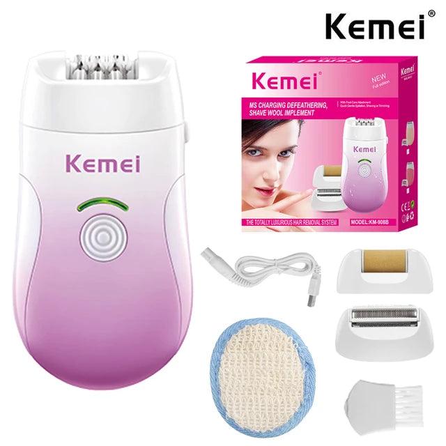 Kemei LCD Electric Tweezers Dry wet Use Portable Epilator