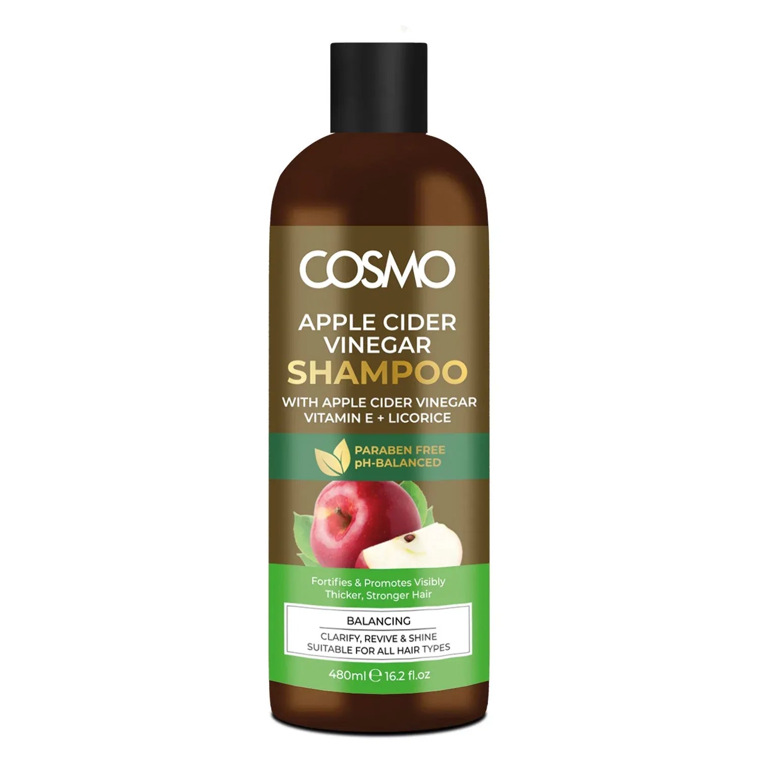 Cosmo Apple Cider Vinegar Shampoo - 480ml