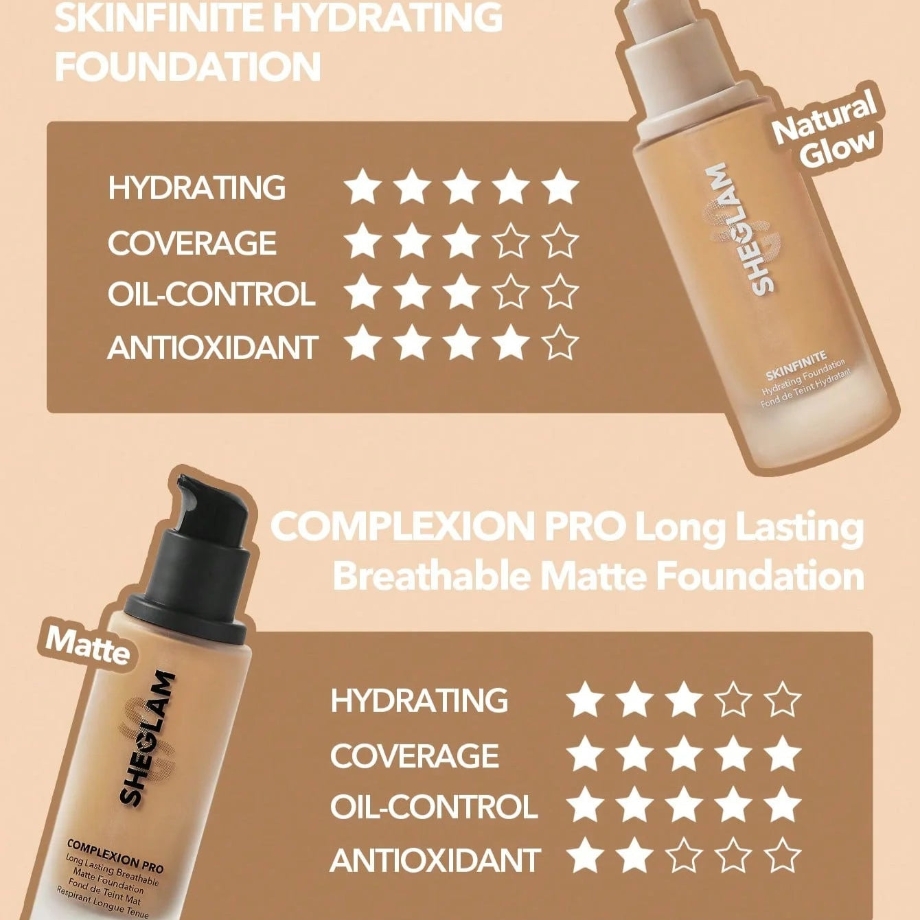 Sheglam Complexion Pro Long Lasting Breathable Matte Foundation