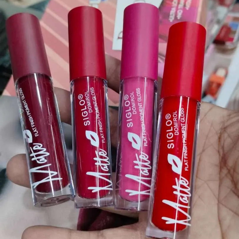 Siglo matte lipgloss,(pack of 4)