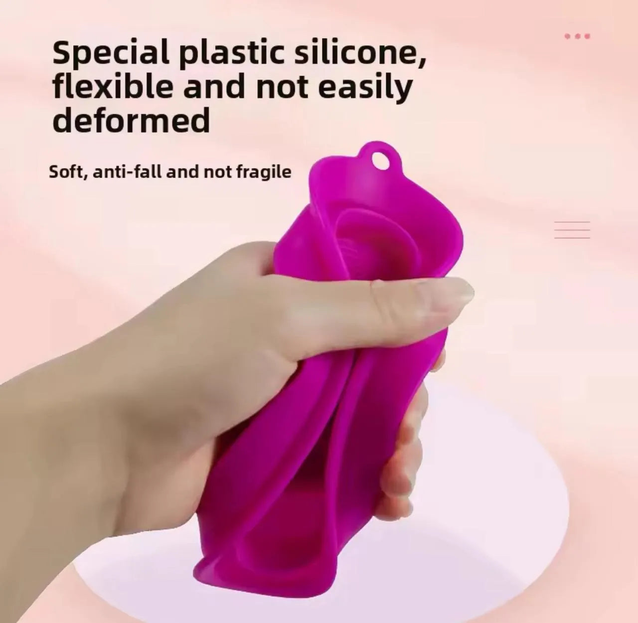 Silicone Foldable Makeup Brush Cleaning Pad Bowl
