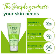 Simple Kind to Skin Refreshing Facial Wash - 150ml
