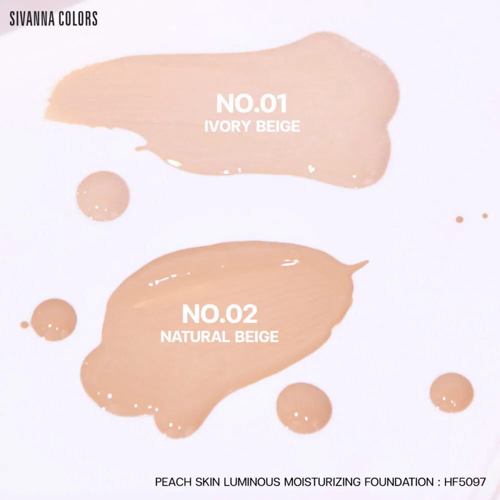 Sivana peach skin foundation Made in Thailand