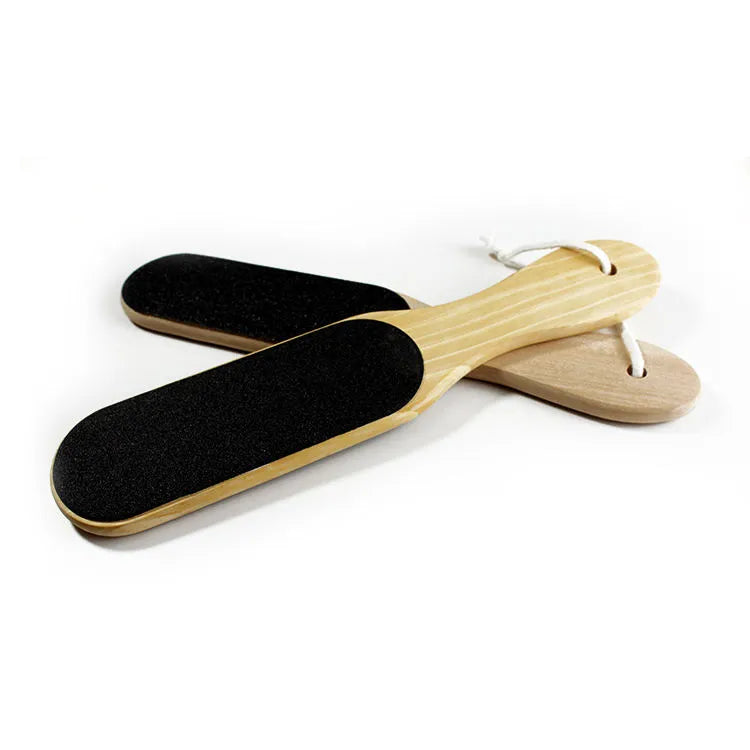 Small Wood Body Foot Scrubber